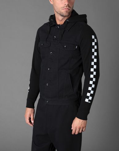 vans black denim jacket