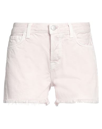 Shop J Brand Woman Denim Shorts Light Pink Size 24 Cotton