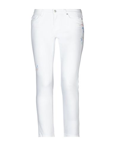 7 For All Mankind High-rise Stretch Slim Kick-flare Jeans In White
