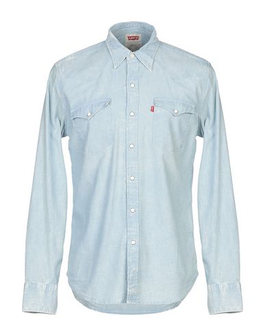 levi's red denim shirt