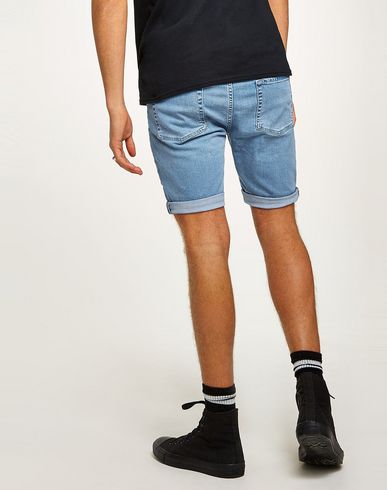 skinny jean shorts mens