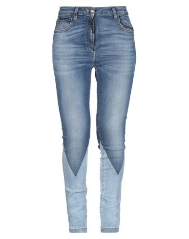 Philipp Plein Denim Pants In Blue | ModeSens