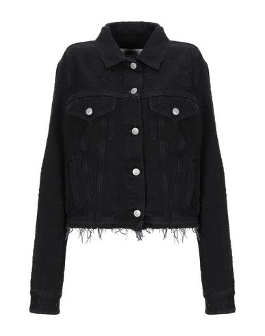 Mm6 Maison Margiela Denim Jacket In Black | ModeSens
