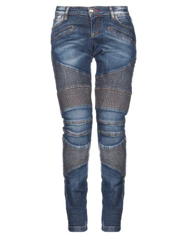 Philipp Plein Denim Pants In Blue | ModeSens