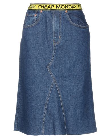 Cheap Monday Denim Skirt In Blue