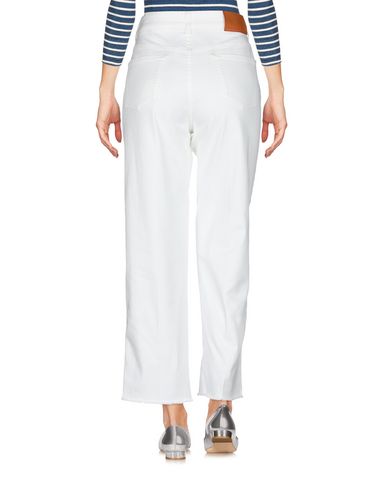 Shop Stella Mccartney Woman Jeans White Size 27 Cotton, Elastane, Polyurethane, Polyester