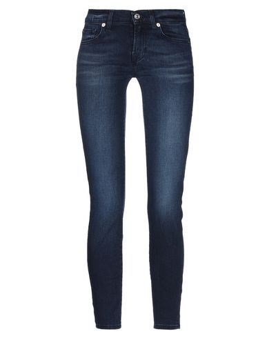 7 FOR ALL MANKIND 7 FOR ALL MANKIND WOMAN DENIM PANTS BLUE SIZE 30 COTTON, LYOCELL, POLYESTER, VISCOSE, ELASTANE,42768220WB 1