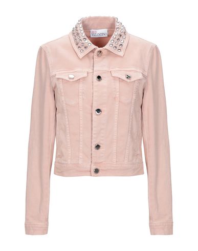 soft pink denim jacket