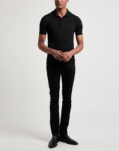 Acne Studios Denim Pants In Black