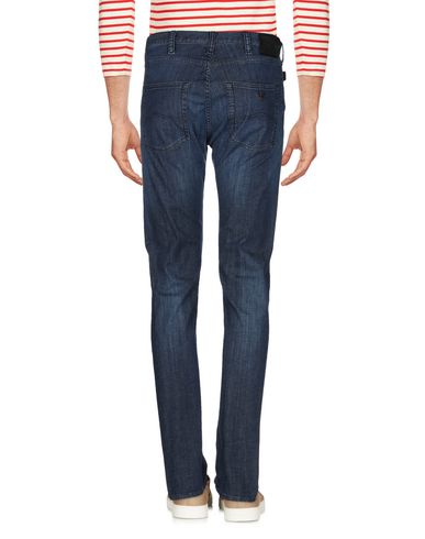 Shop Emporio Armani Man Jeans Blue Size 30w-34l Cotton, Elastomultiester, Elastane