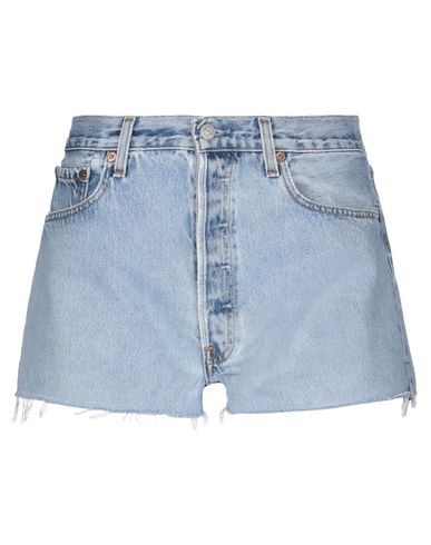 Re/done With Levi's Denim Shorts In Blue | ModeSens