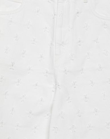 Shop Isabel Marant Étoile Marant Étoile Woman Denim Shorts White Size 8 Cotton
