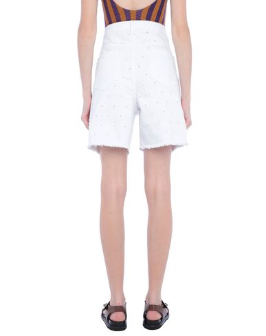 Shop Isabel Marant Étoile Marant Étoile Woman Denim Shorts White Size 8 Cotton