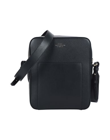 Smythson Panama Reporter Cross Body Bags Men Smythson Cross Body Bags