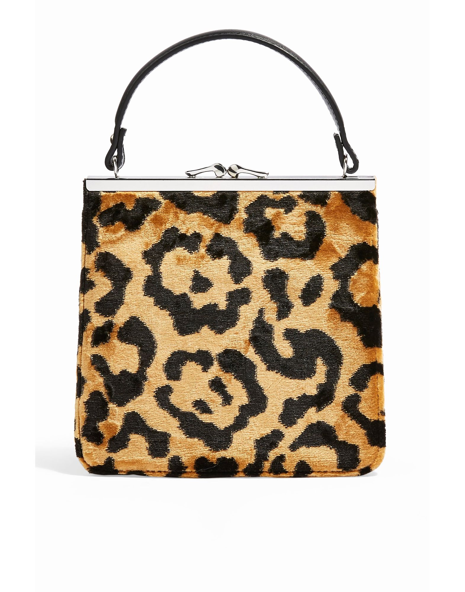 topshop kenya leopard print tote bag