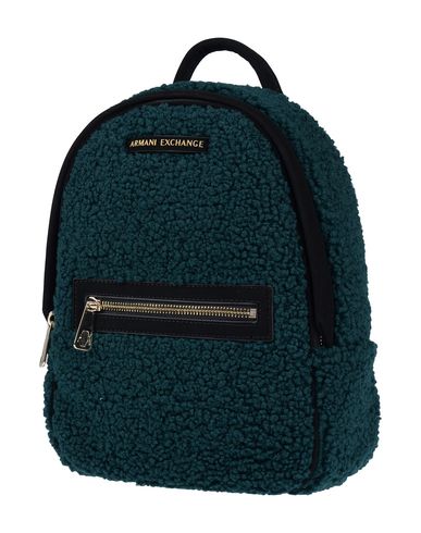 armani exchange backpack leather