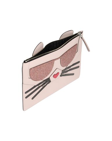 karl lagerfeld purse pink