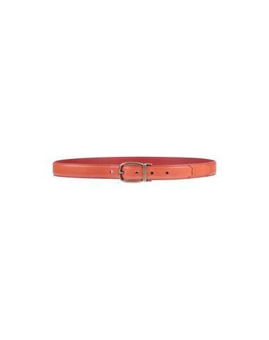 Dolce & Gabbana Leather Belt In Orange