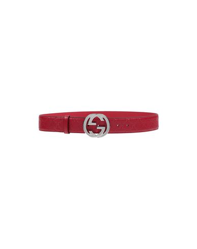 Gucci Leather Belt In Red