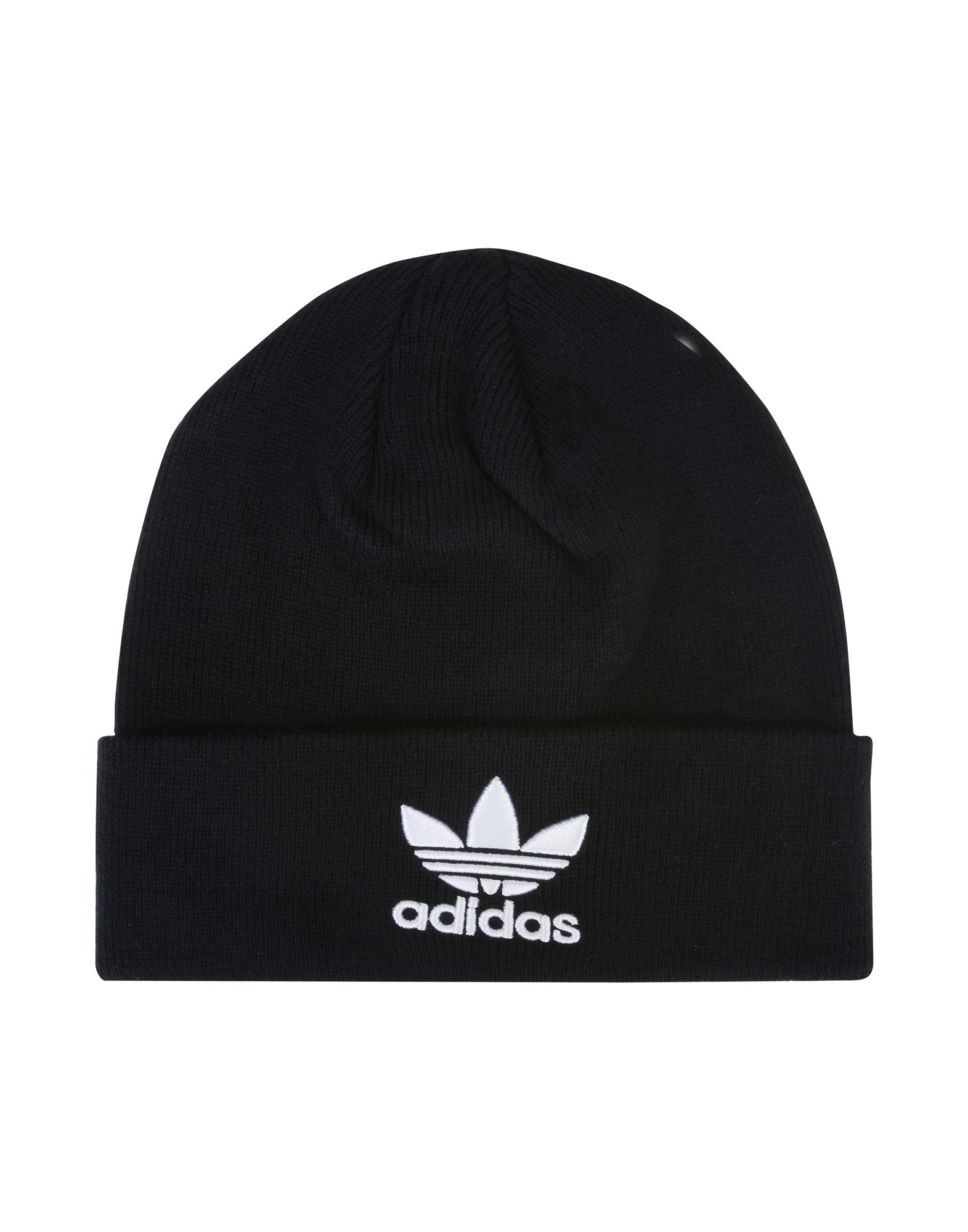 adidas trefoil beanie white