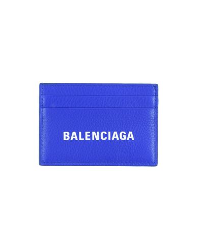 Balenciaga Document Holder In Bright Blue