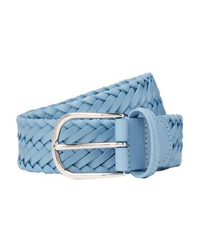 Anderson's Leather Belt In Sky Blue