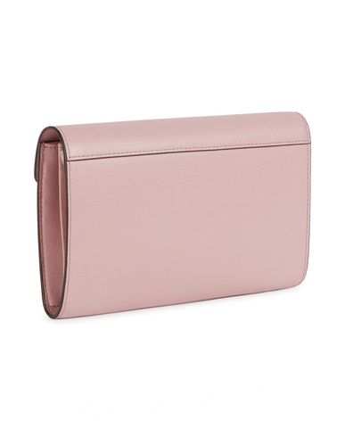 Shop Furla Babylon L Chain Wallet Woman Wallet Pastel Pink Size - Soft Leather