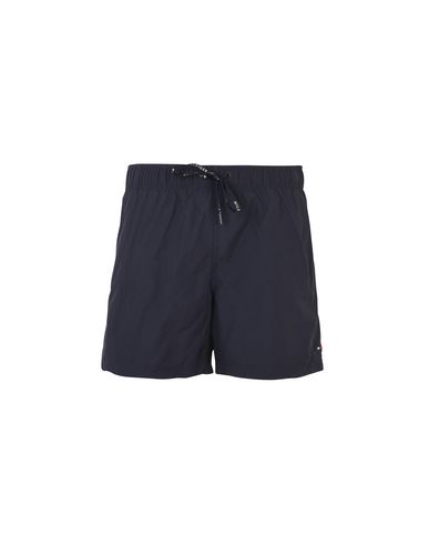 tommy hilfiger black swim shorts