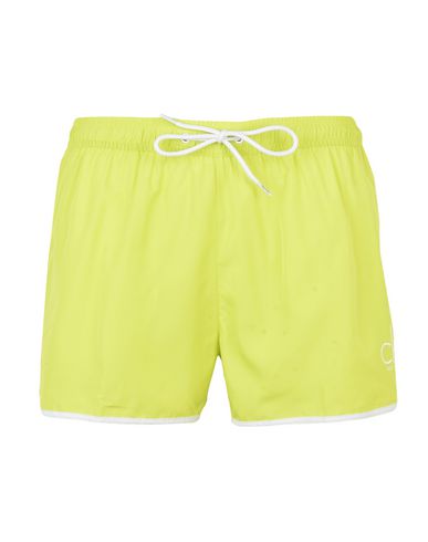 calvin klein yellow swim shorts