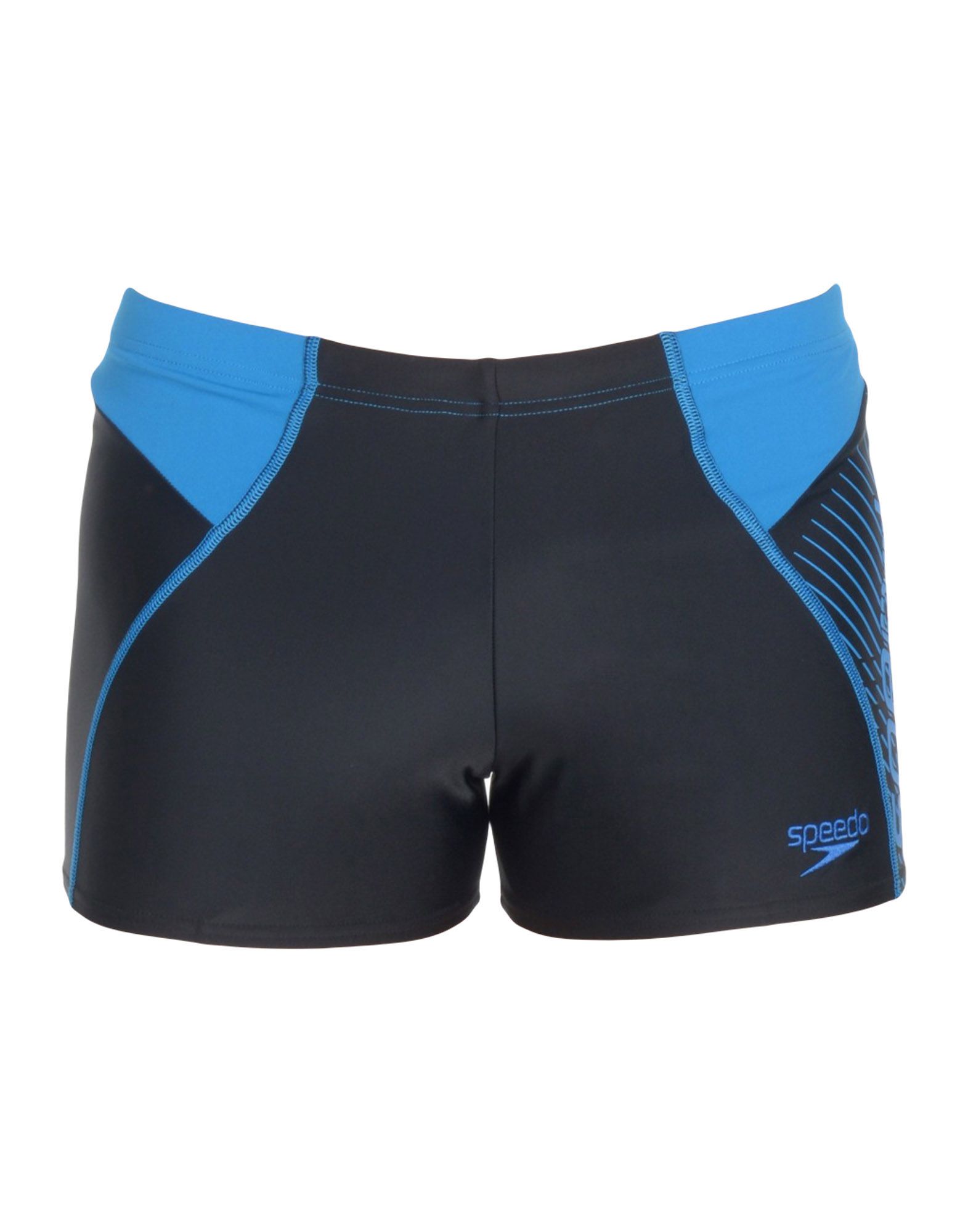 blue speedo swim shorts