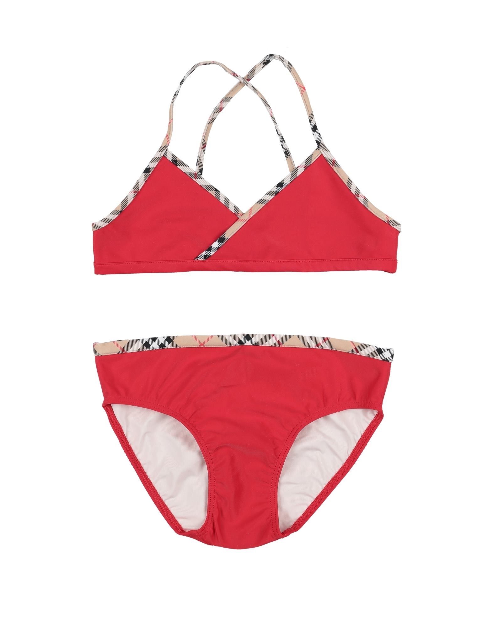 red burberry bikini