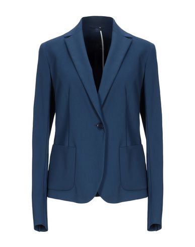 Blue Les Copains Blazer - Women Blue Les Copains Blazers online on YOOX ...