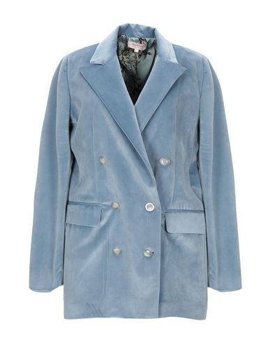 Black Coral Blazer In Pastel Blue | ModeSens