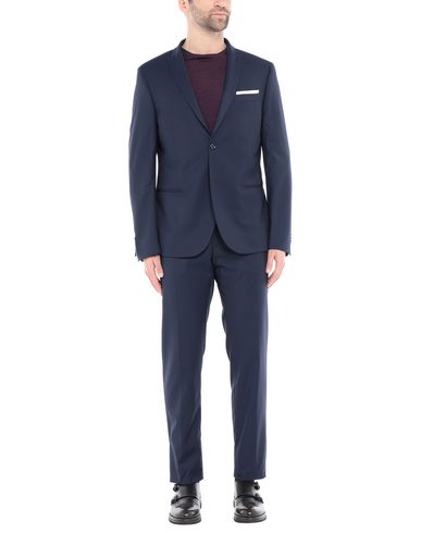 Grey Daniele Alessandrini Suits In Dark Blue | ModeSens