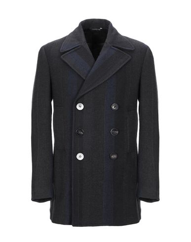 Tonello Coat In Dark Blue | ModeSens