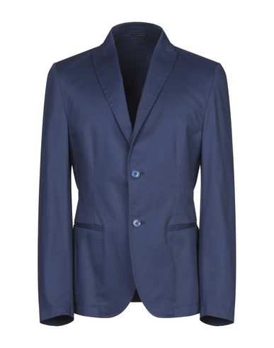 Grey Daniele Alessandrini Suit Jackets In Blue