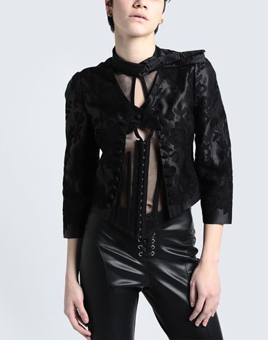 Shop Dolce & Gabbana Woman Blazer Black Size 4 Silk, Cotton, Polyester