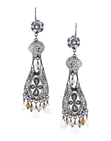 First People Black Rodium Silver Dramatic Earring Earrings First People Earrings