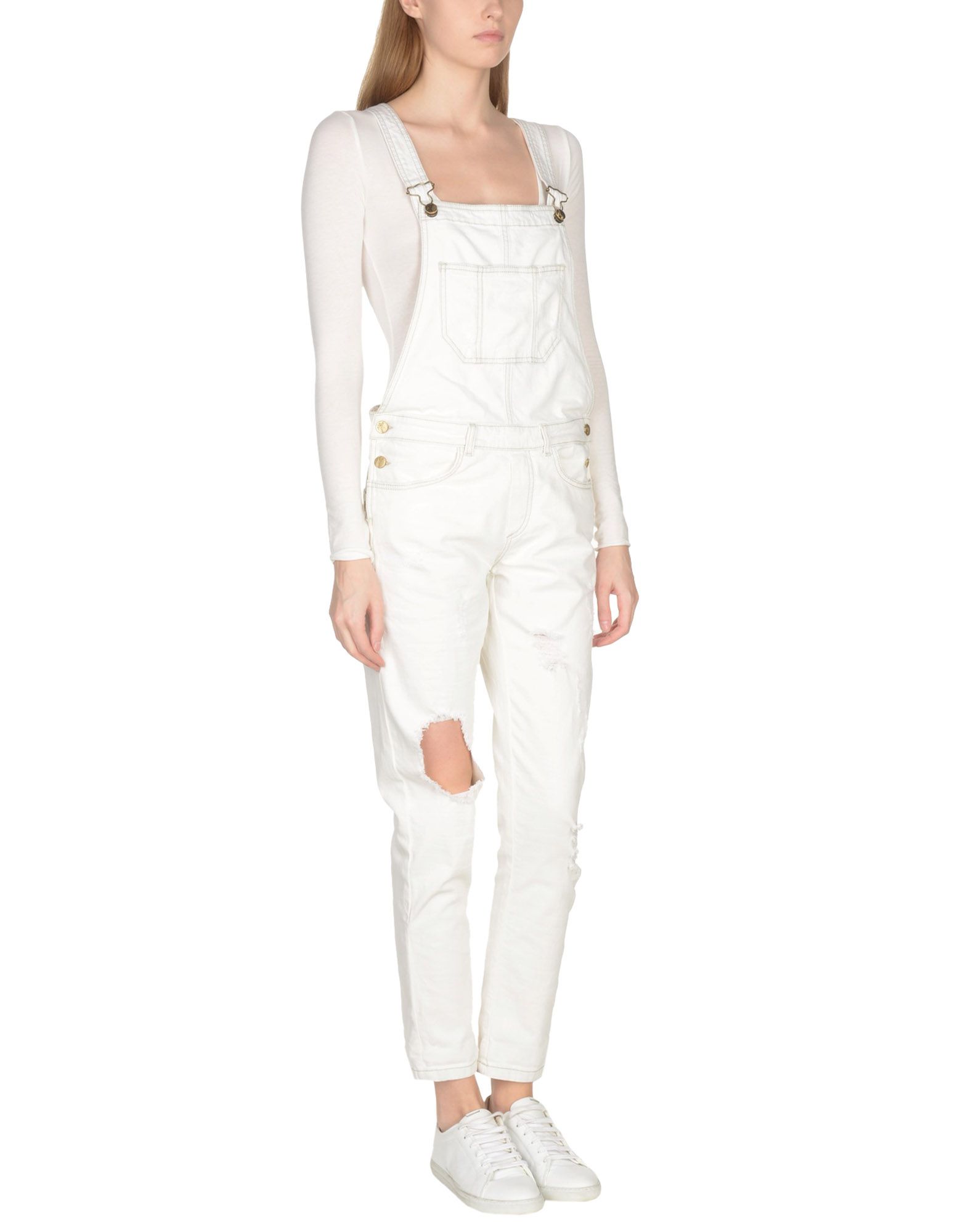 ivory overalls