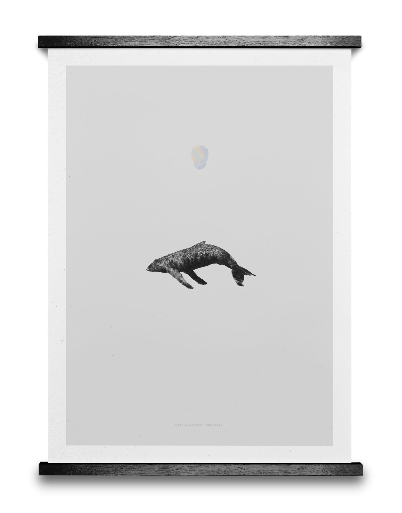 Paper Collective Whale Reprise Wall Decor Men Paper Collective