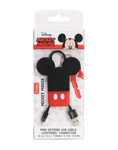 Tribe Key Line - Microusb - Short Cable - 22 Cm (8.6In.) - Disney Mickey - Hi-Tech Accessory - Men 
 