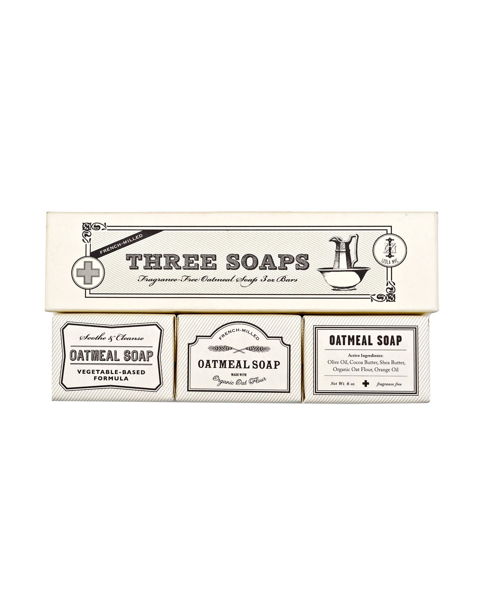 Περιποίηση Σώματος Izola Trio Of Soaps   Apothecary   Άνδρας   Περιποίηση Σώματος Izola   62000822GL